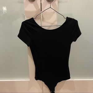 Cut out Back - Black Bodysuit